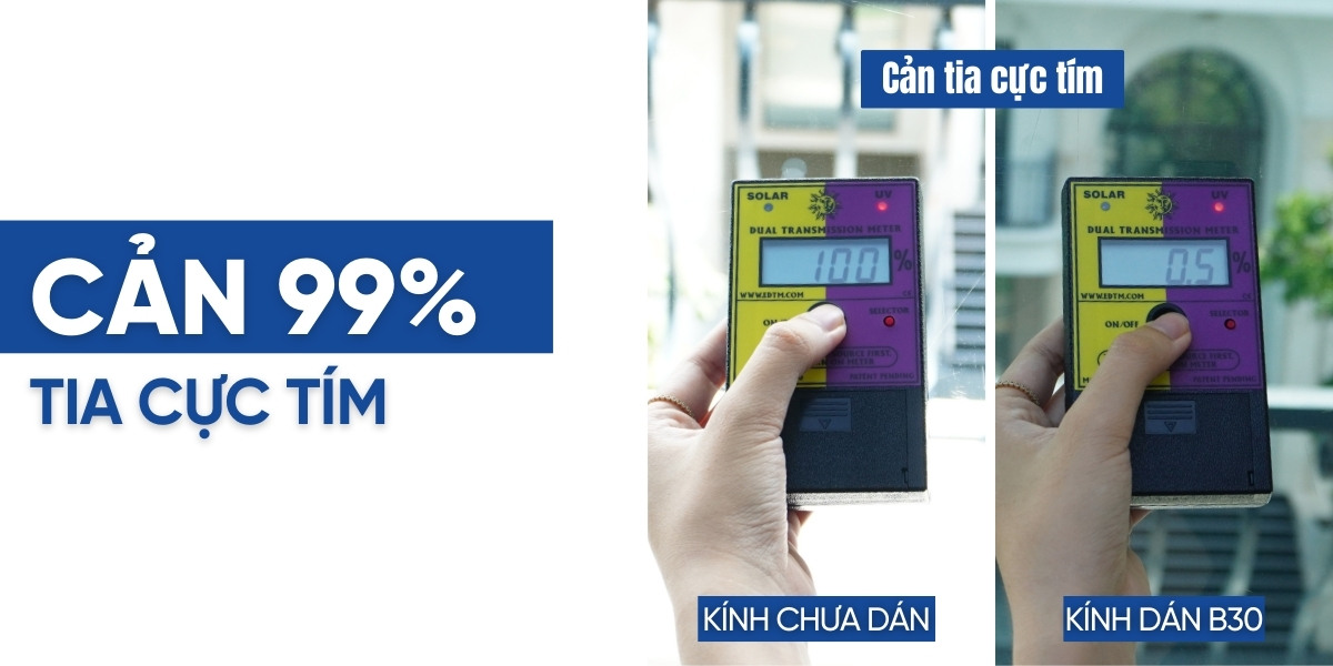 Mã phim cách nhiệt B30 cản tia cực tím