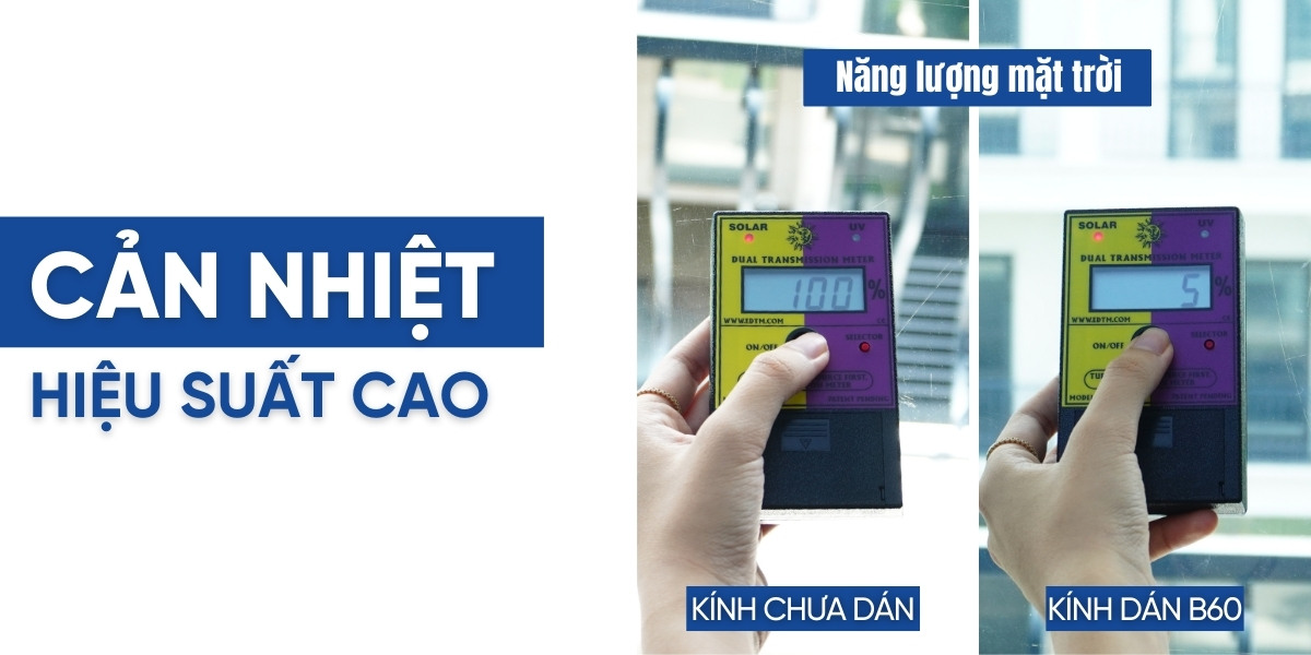 Mã phim cách nhiệt B60 cản nhiệt