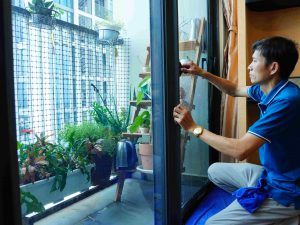 Hình ảnh thi công thực tế phim cách nhiệt B60
