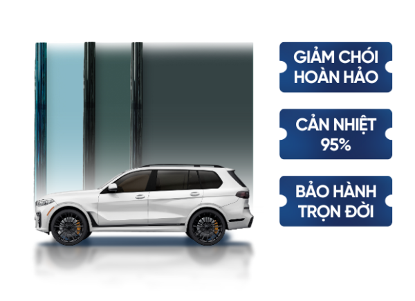 Gói phim cách nhiệt ô tô Platinum 7 chỗ