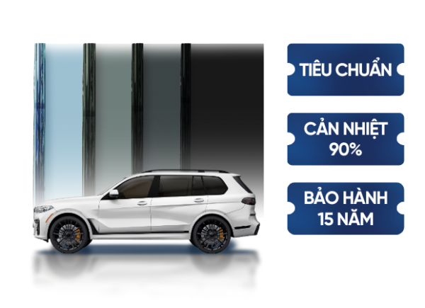 Gói phim cách nhiệt ô tô Superior 7 chỗ