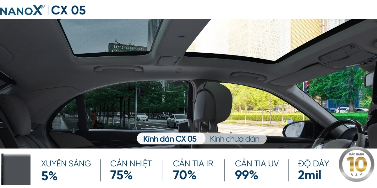 Phim cách nhiệt ô tô 4 chỗ Standard Phim cách nhiẹt Đà Nẵng