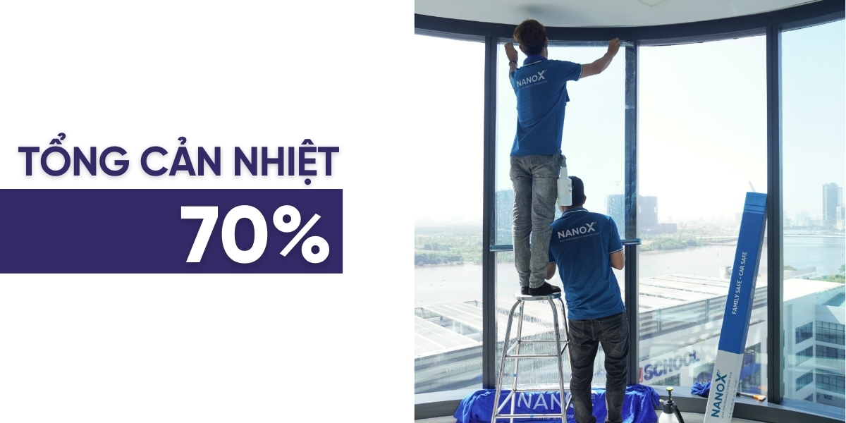 Mã phim cách nhiệt P70 tổng cản nhiệt 70%