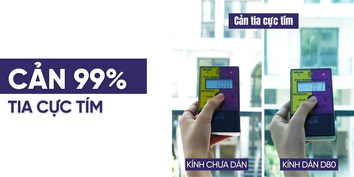 mã phim cách nhiệt D80 cản tia cực tím