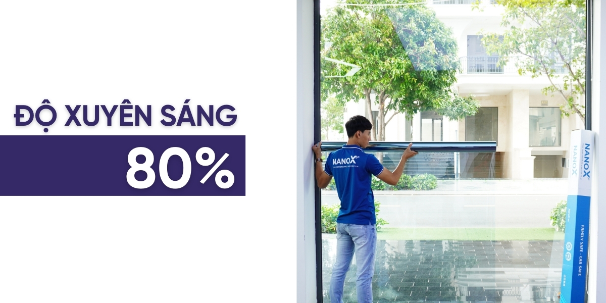 mã phim cách nhiệt D80 xuyên sáng cao