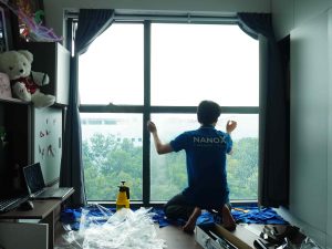 Hình ảnh thi công thực tế phim cách nhiệt B30